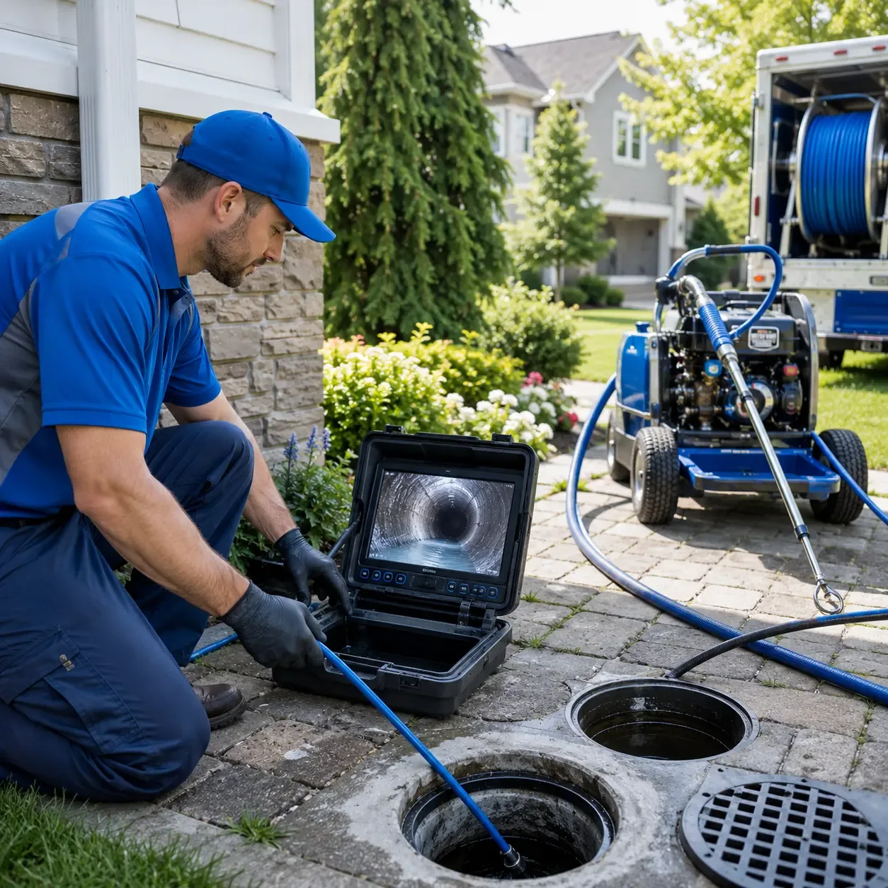 Outdoor drain cleaning professionals serving Bloomingdale, IN